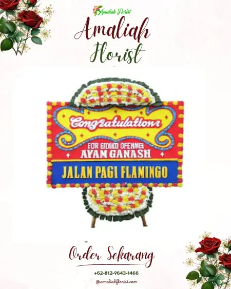 Sewa Papan Bunga Gentong